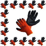 14x Pracovné rukavice Zimné VEĽ.10 Zateplené 14 párov
