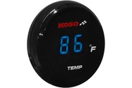 Termometer Koso i-Gear modré číslice