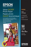 Fotografický papier Epson Value Glossy Photo Paper - 10x15cm - 50 listov 50 ks 183 g/m² lesklý