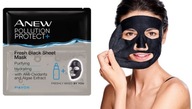 AVON Anew Protect Fresh black mask MASKA w PŁACIE Oczyszczająco nawilżająca