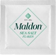 Sól Maldon w saszetce 2000 x 1g. Sea salt sachets.