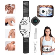 ELEKTROSTYMULATOR MIĘŚNI BRZUCHA ODCHUDZAJĄCY PAS - Z PRZEDŁUŻKĄ 40CM