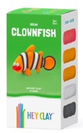 Hey Clay Ocean Clownfish Plastová hmota Rybka Šašo