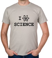 koszulka I LOVE SCIENCE prezent
