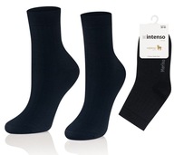 NŐI GYAPJÚ ZOKNI 90% MERINÓ GYAPJÚ FEKETE