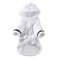 Pet Dog Bathrobe Dog Pajamas Sleeping Clothes Soft Pet Bath Drying Towel Cl