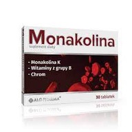 Alg Pharma Monkaolín Extrakt z červenej ryže 30 tbl Chróm Cholesterol
