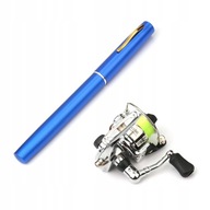 Modrá 1.4m Mini prenosné pero rybársky prút