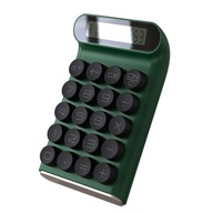 Kalkulačka s mechanickým spínačom Jasný zvuk Zelená