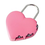 Kłódka zabawka z zamkiem szyfrowym w kształcie serca na kod dla dziewczynki