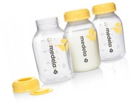 MEDELA BUTELKI POJEMNIKI MLEKA POKARMU 150ml 3szt