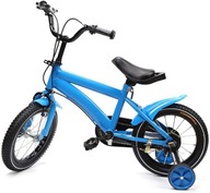 Rower 14 cali Odpowiedni dla dzieci w wieku od 3 do 6 lat Niebieski