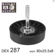 DEXWAL MOBIDEX 03-287 smerový / vodiaci valec, ozubený klinový remeň