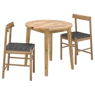 IKEA NACKANAS Stôl a 2 stoličky akácia 80 cm
