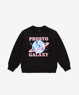 Dziecięca czarna bluza bez kaptura PROSTO Galaxy 98-104