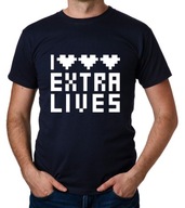 koszulka I LOVE EXTRA LIVES prezent