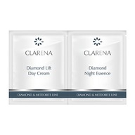Krem przeciwstarzeniowy do twarzy Clarena Diamond & Meteorite Line 2 x 3 ml