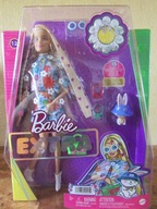 Lalka Barbie Extra Lalka Komplet w kwiatki MATTEL