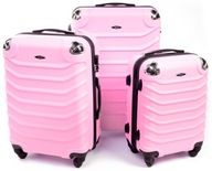 Súprava cestovných kufrov ALBION - Púdrovo ružová