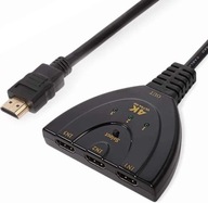 SWITCH Rozdzielacz HDMI 3 w 1 3D 4K*2K HDCP Wwa