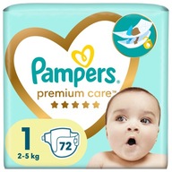 Pampers Pieluszki Premium Value Pack S1 72szt