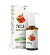 Vitamín K2 100mcg Vegan kvapky 50 ml Aura Herbals