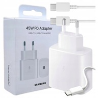 Samsung Nabíjačka do siete Samsung USB typ C USB 45W + kábel biela