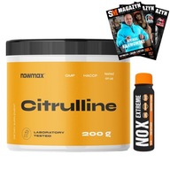 nowmax CITRULLINE MALATE 200 g CYTRULINA JABŁCZAN REGENERACJA MIĘŚNI