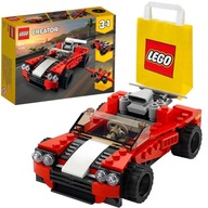 LEGO KLOCKI CREATOR 31100 SAMOCHÓD SPORTOWY SAMOLOT HOT ROD 3w1