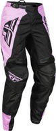 Spodnie off road FLY RACING kolor czarny/różowy, rozmiar 05/06