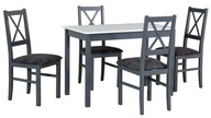 Sada pevný stôl MAX 2 a 4 stoličky NILO 10 Produkt Poľský farby