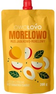 OWOLOVO Mus Jabłkowo-Morelowy 200 g | OWOCOWY NATURALNY bez CUKRU