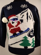 Sweter świąteczny Rebel na wiek 3-4 lata