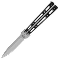 Nóż składany motylek balisong Joker clip point INOX JKR200