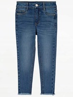 GEORGE spodnie jeans SKINNY bawełna 7-8/122-128