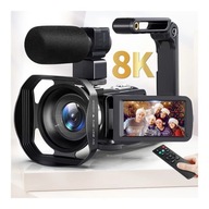 WIFI 8k HD rekordér Kompaktné ručné 4k Dslr videokamery 8k Professional