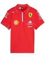 Koszulka polo dziecięca Scuderia Ferrari F1 2024 r.13-14 lat