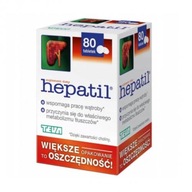 HEPATIL 150 mg - wątroba 80 tabletek