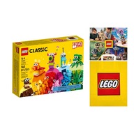 LEGO Classic - Kreatívne príšery (11017) +Taška +Katalóg LEGO 2024