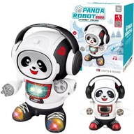 Robot Panda V Slúchadlá Interaktívna Hračka Pre Deti Hudba A Svetlá