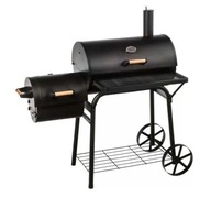 ACTIVA GRILL WĘGLOWY OGRODOWY BECZKA XL 58 x 39,5 cm z funkcją wędzenia BBQ