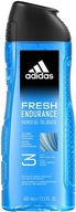 Adidas Men Fresh Endurance Żel Prysznic Do Mycia Twarzy Szampon 3w1 400ml