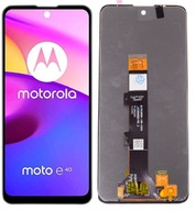 Wyświetlacz LCD digitizer Motorola E40 (czarny)