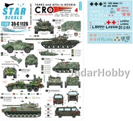 Star Decals 35-C1126 1/35 Tanks & AFVs in Bosnia