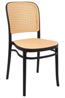 Jedálenská stolička WICKY čierna