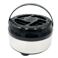 ÉTELTÁROLÓ UZSONNÁS TERMOSZ ACÉL TARTÁLY ERŐS 3,0L