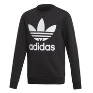 Bluza Dziecięca adidas ED7797 TREFOIL CREW Czarna 164