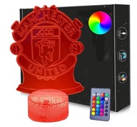 Lampka Nocna MANCHESTER UNITED 3D Led USB + PILOT