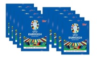 Topps UEFA EURO 2024 Sada 10 vrecúšok 60 Nálepky