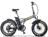 Elektrický bicykel Skladací Fatbike 20 Posilňovač Skladací 7 prevodový stupeň ALU 5 režim